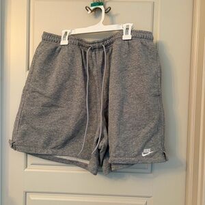 Men’s Nike Heather Gray Sweat Shorts